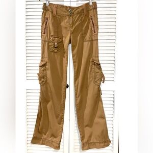 Vintage Ralph Lauren 90s Cargo 3-D Women’s Pants Brown paratrooper size 2